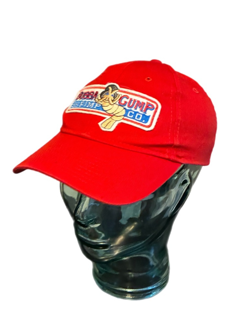 Forrest Gump Bubba Gump Shrimp Co. Red Logo Baseball Cap Hat 1994 Cotton Outdoor - Picture 7 of 7